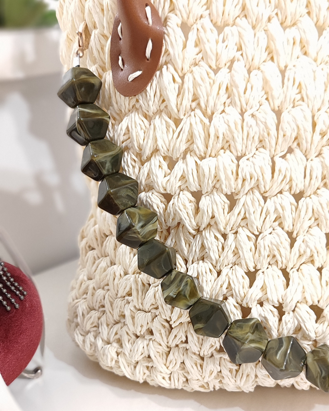 FISTIK MODEL OMUZ ÇANTASI