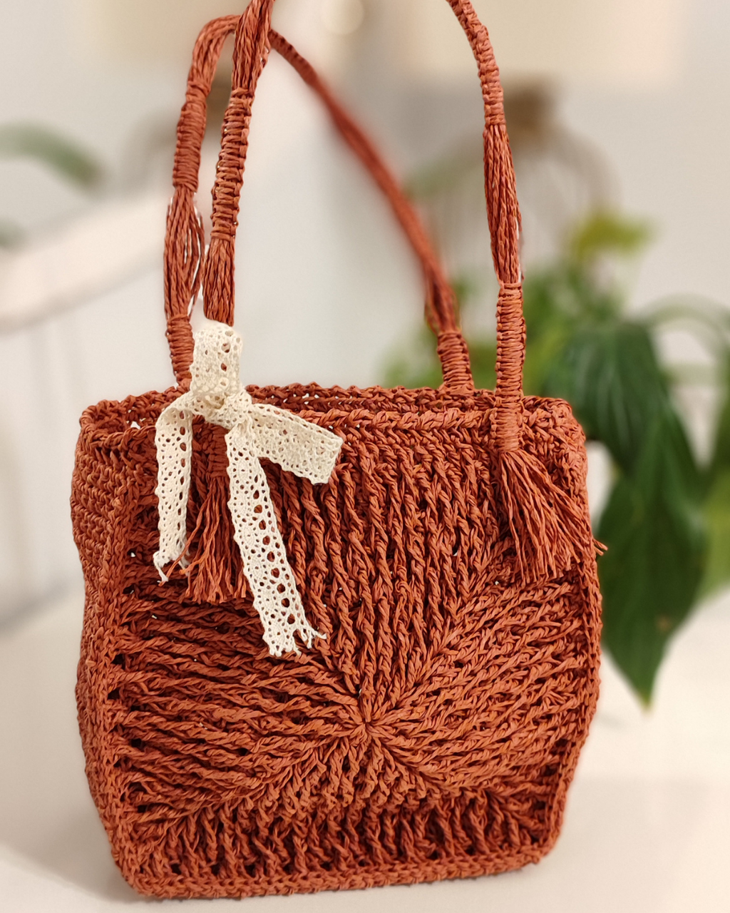 MEHTAP MODEL ÇİFT MOTİF EL ÇANTASI